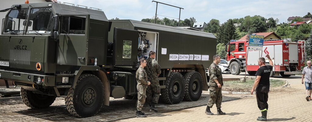 Potencjalny zakres wsparcia WOT w związku z awarią oczyszczalni - w kontekście dyskusji w mediach.