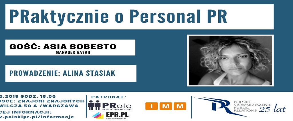 Zmiana terminu spotkania Praktycznie o Personal PR