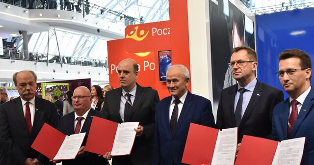 Poczta Polska, Grupa Enea i KZŁ podpisały list intencyjny na rzecz rozwijania elektromobilności (3).