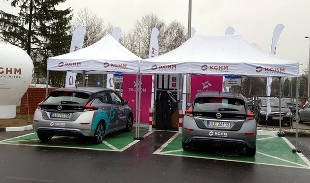 KGHM and TAURON have launched electric car charging point