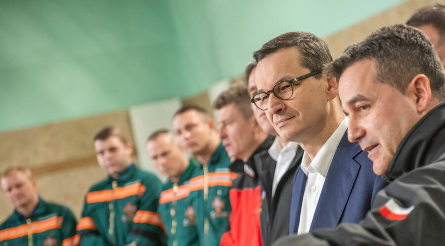 Premier RP Mateusz Morawiecki podziękował ratownikom