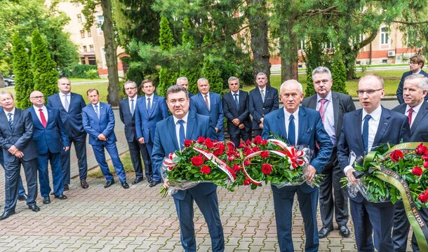 Minister Energii z wizytą w siedzibie KGHM