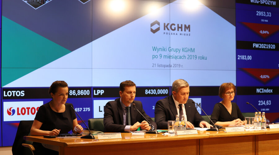 KGHM with higher production, rising EBITDA and net profit