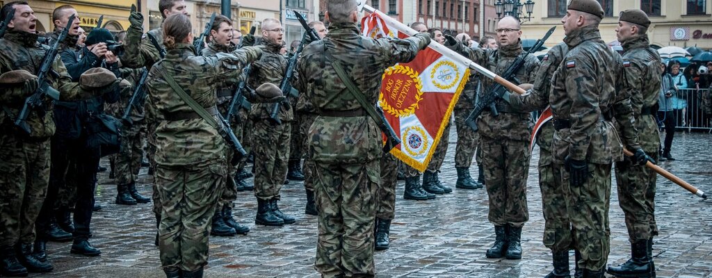 Pierwsza przysięga żołnierzy WOT na Dolnym Śląsku