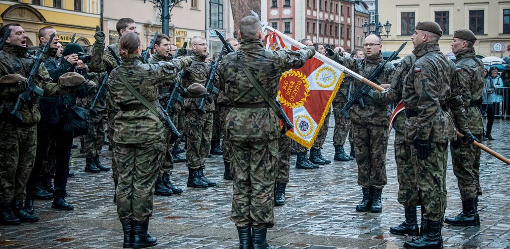 Pierwsza przysięga żołnierzy WOT na Dolnym Śląsku