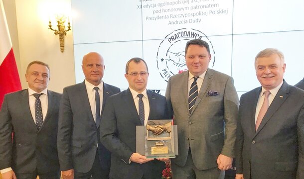 KGHM Polska Miedź S.A. Oddział Zakłady Górnicze "Polkowice - Sieroszowice" laureatem nagrody „Pracodawca Przyjazny Pracownikom”