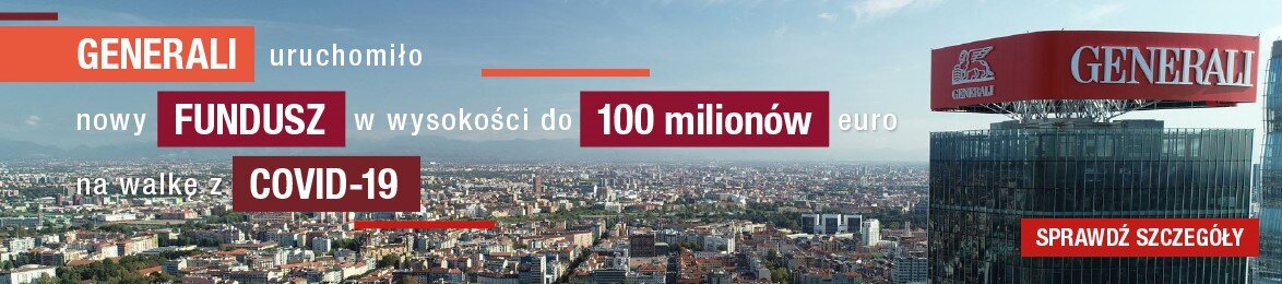 Generali tworzy nadzwyczajny międzynarodowy fundusz w wysokości do 100 mln euro na walkę z koronawirusem