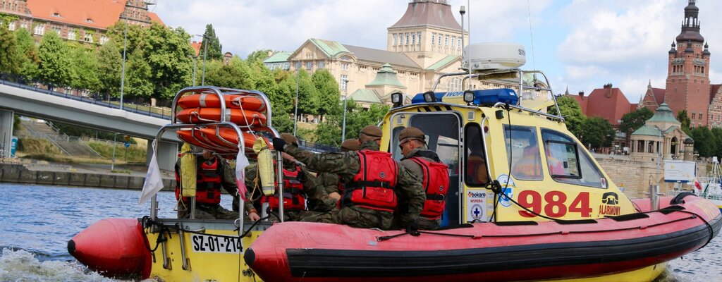 Terytorialsi razem ze szczecińskim WOPR na patrolach wodnych 