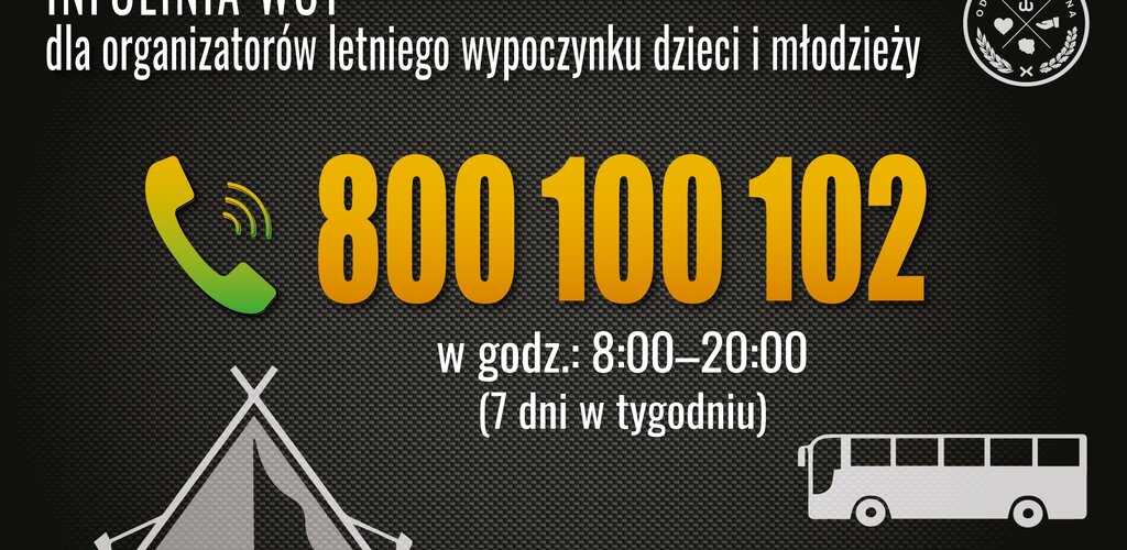 800-100-102 – zadzwoń i dowiedz się jak zorganizować bezpieczny wypoczynek dla dzieci i młodzieży