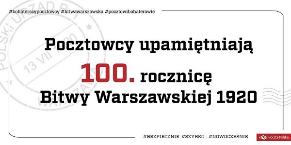 Poczta Polska upamiętni 100. rocznicę Bitwy Warszawskiej 1920