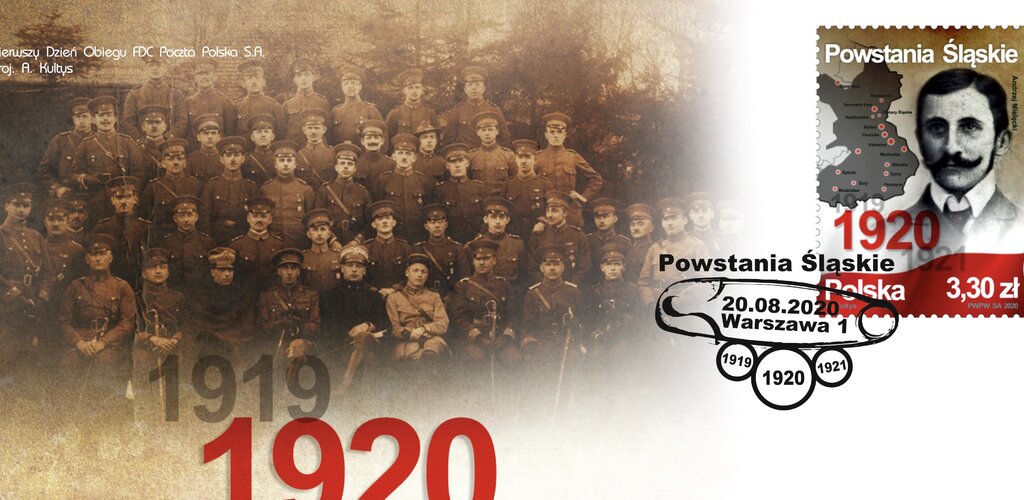 Poczta Polska: znaczek pocztowy upamiętniający Powstania Śląskie