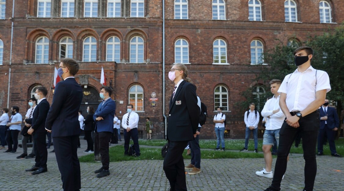 Zakończenie roku szkolnego w Technikum Łączności. Fot. Grzegorz Mehring