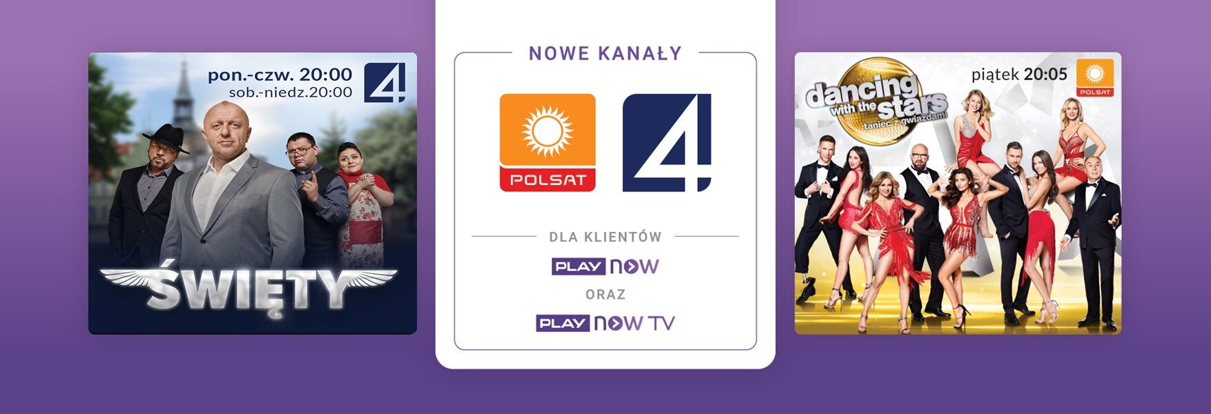 Polsat oraz TV4 dołączają do oferty PLAY NOW i PLAY NOW TV | Biuro prasowe  PLAY