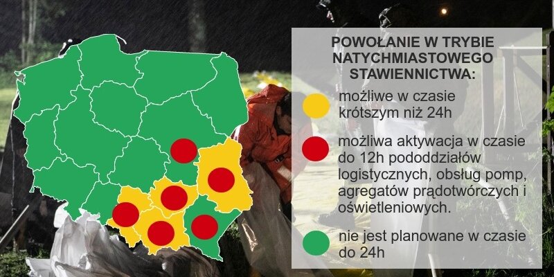 Podwyższenie alertu gotowości do działań kryzysowych WOT