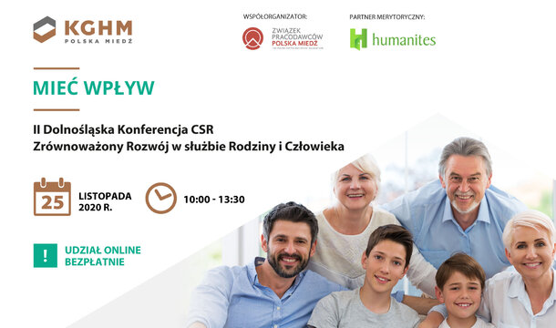 „Mieć Wpływ” – KGHM organizatorem II Dolnośląskiej Konferencji CSR