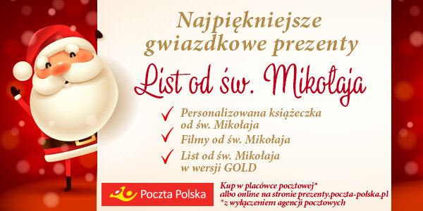 Poczta Polska z atrakcyjną ofertą produktów świątecznych 