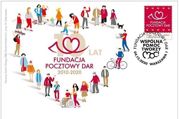 Poczta Polska: nowa emisja filatelistyczna „Fundacja Pocztowy Dar”