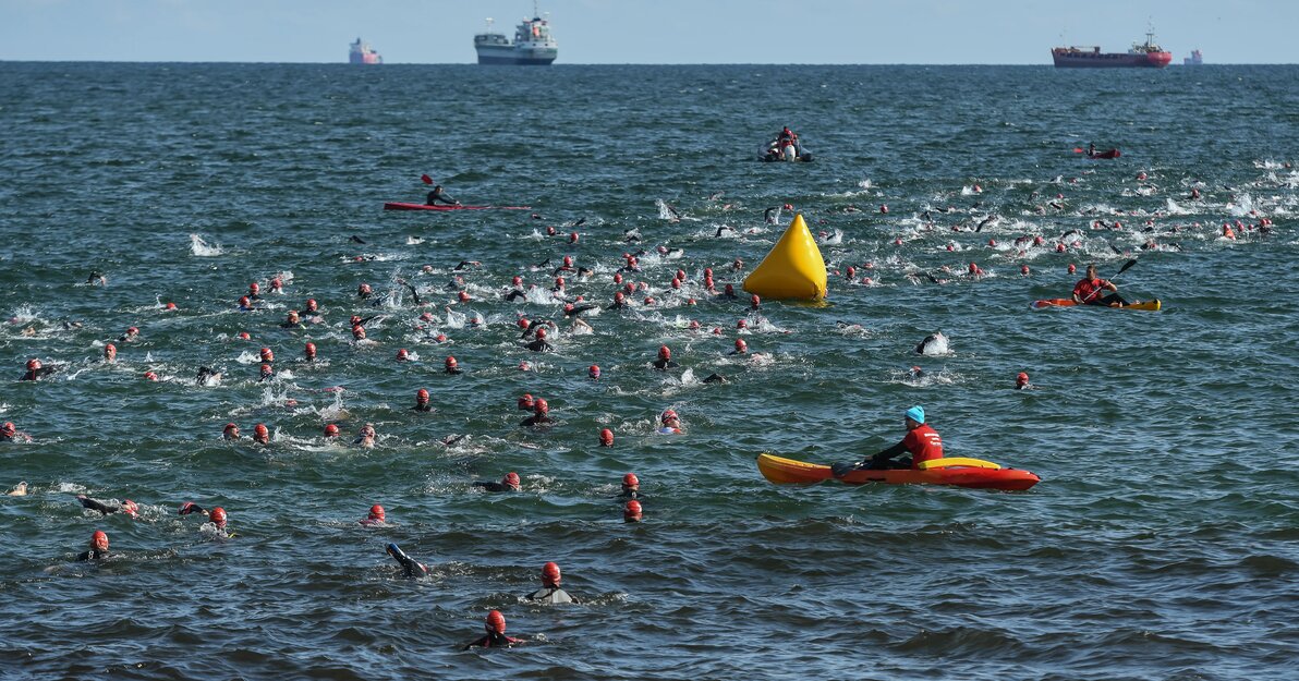 Triatlon - pływanie Fot. GOS