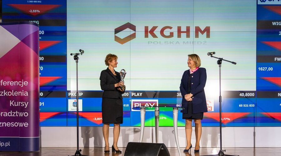 KGHM con el premio The Best Of The Best por el informe anual