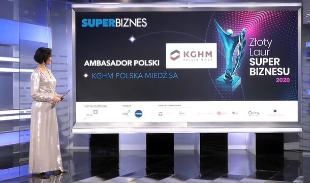 Golden Laurel of "Super Biznes" 2020 in the category "Ambassador of Poland"