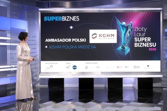 Golden Laurel of "Super Biznes" 2020 in the category "Ambassador of Poland"