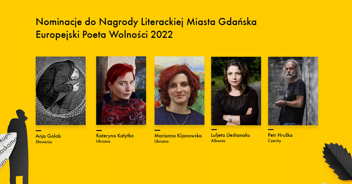 Nominacje do Nagrody Literackiej Europejski Poeta Wolności 2022  