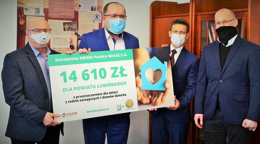 KGHM przekazał ponad 40 tys. zł na rzecz dzieci z domów dziecka w Zagłębiu Miedziowym