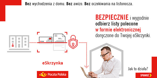 Już 12 700 użytkowników eSkrzynki Poczty Polskiej