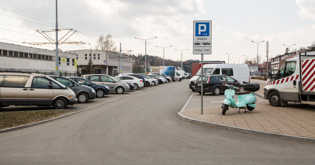 Parking Park & Ride na Siedlcach, Fot  Karol Stańczak - GZDiZ