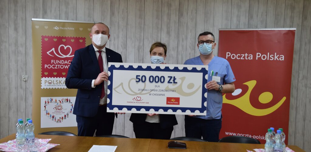 Fundacja „Pocztowy Dar” wsparła Zespół Opieki Zdrowotnej w Chełmnie 