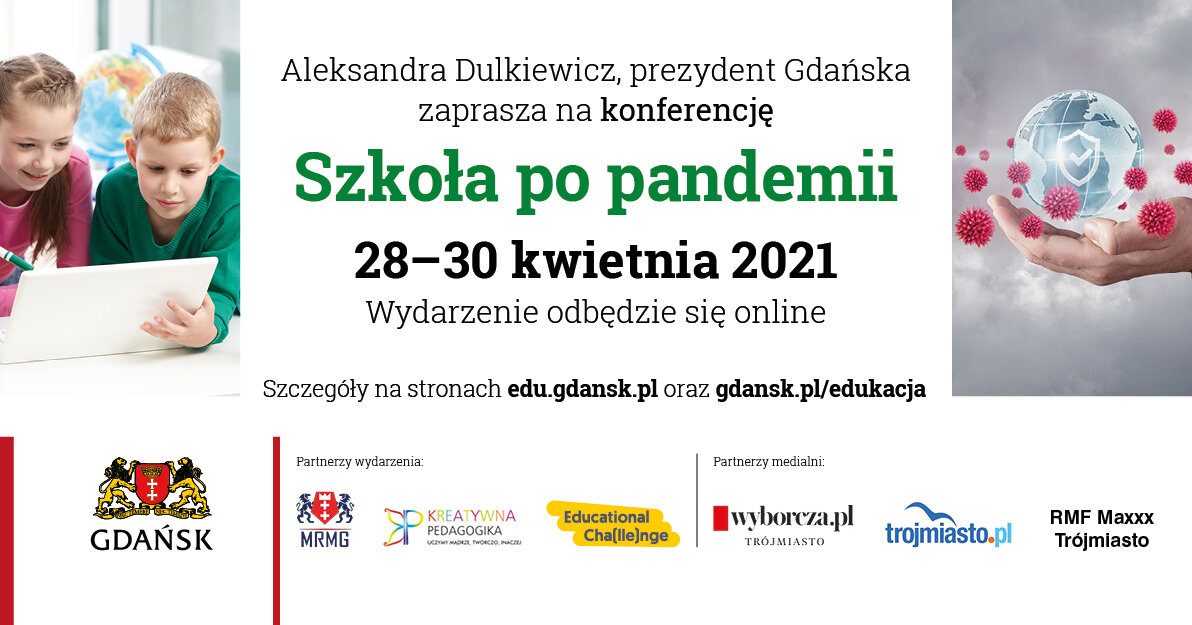 Zaproszenie na konferencję Szkoła po pandemii