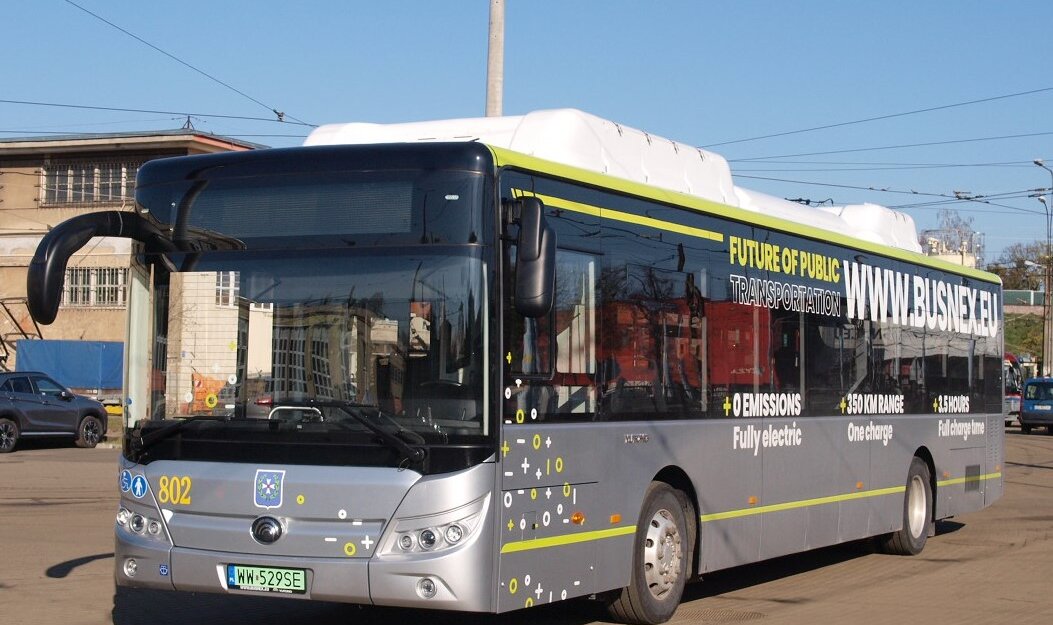 Elekktryczny autobus Yutong E12  Fot GAiT