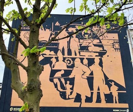 Pierwszy w Polsce miedziany mural – KGHM świętuje 60-lecie istnienia 