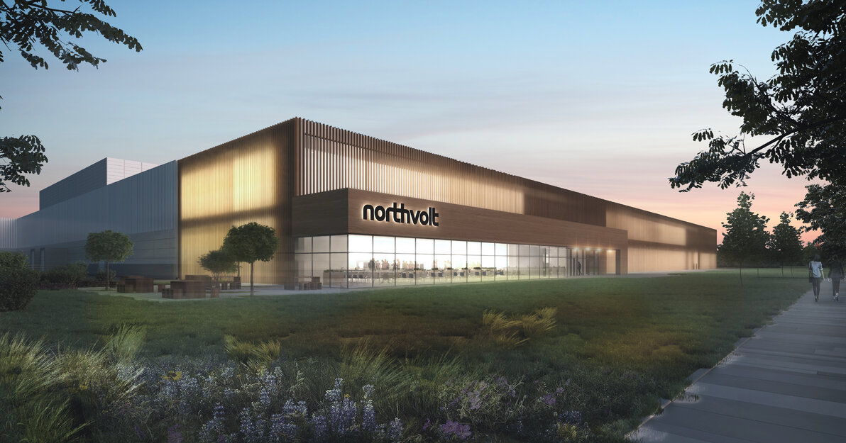 Northvolt - wizualizacja fabryki