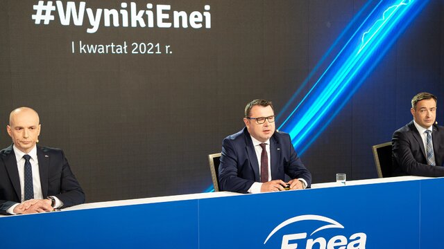 Zgodne z oczekiwaniami wyniki finansowe i operacyjne Grupy Enea za I kwartał 2021 r (1)