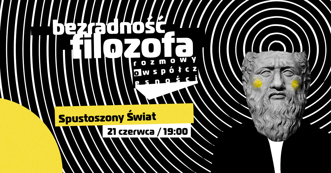 Bezradność filozofa Spustoszony świat grafika