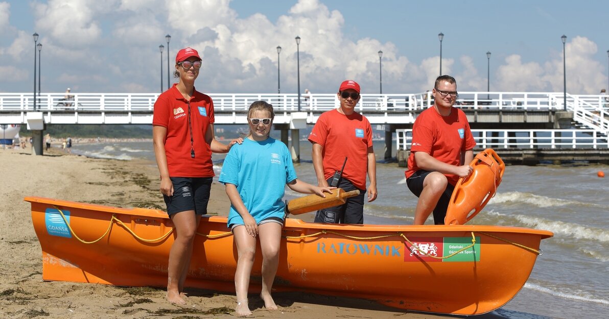 Ratownicy będą strzec plaż od 25 czerwca fot  Grzegorz Mehring www gdansk pl