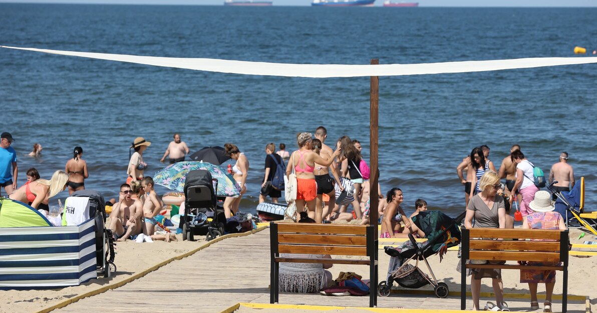 Plaża dostępna dla wszystkich  Fot Grzegorz Mehring