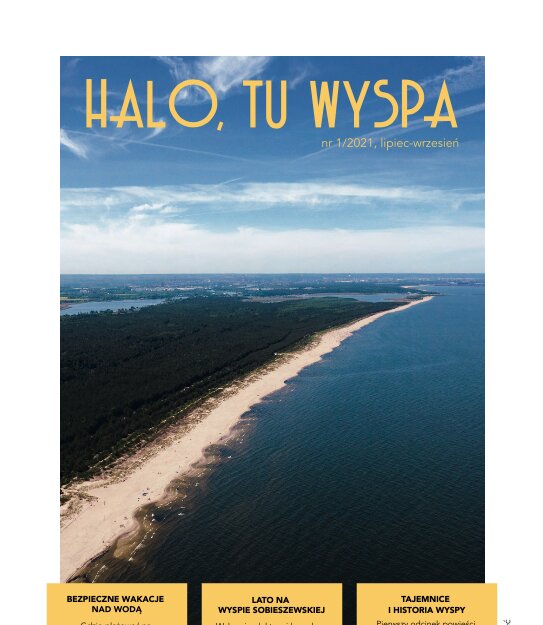 Okładka gazetki Halo, tu Wyspa