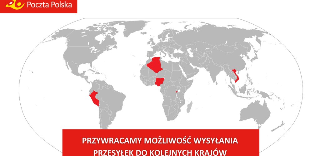 Przesyłki do Wietnamu w ofercie Poczty Polskiej. Operator rozszerza lub przywraca zakres usług do kolejnych krajów 