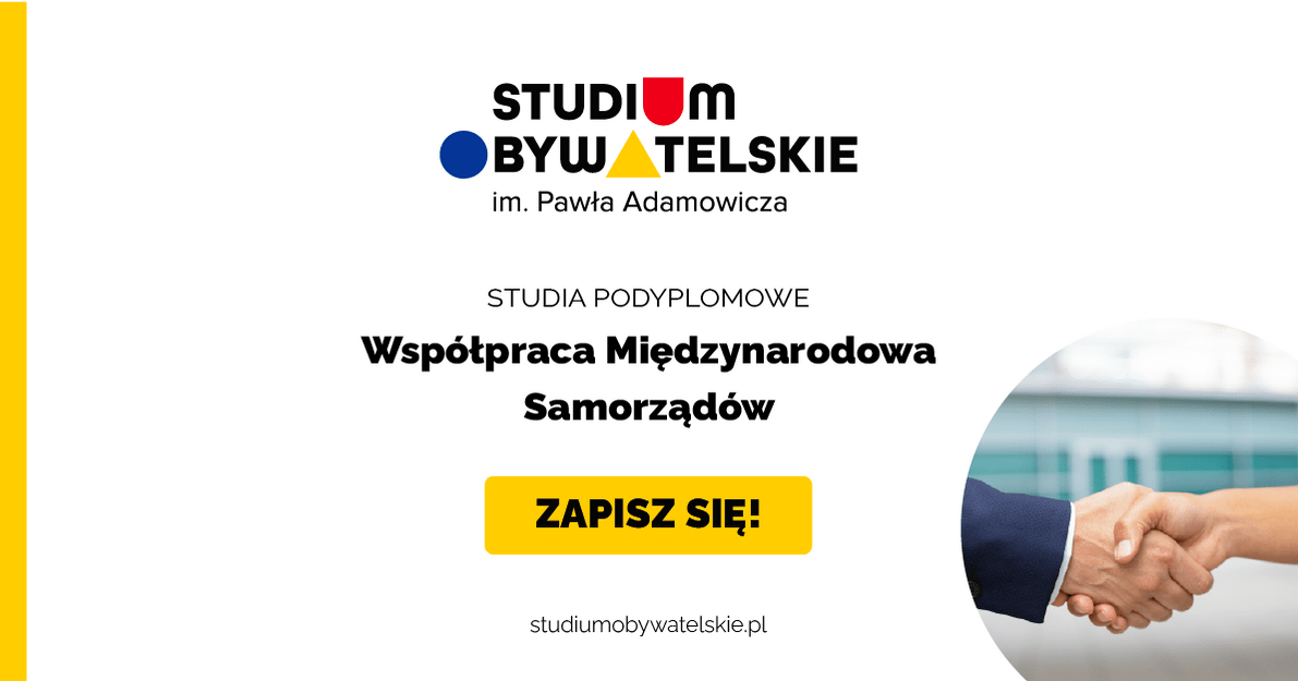 Rekrutacja na studia podyplomowe Współpraca Międzynarodowa Samorządów - grafika