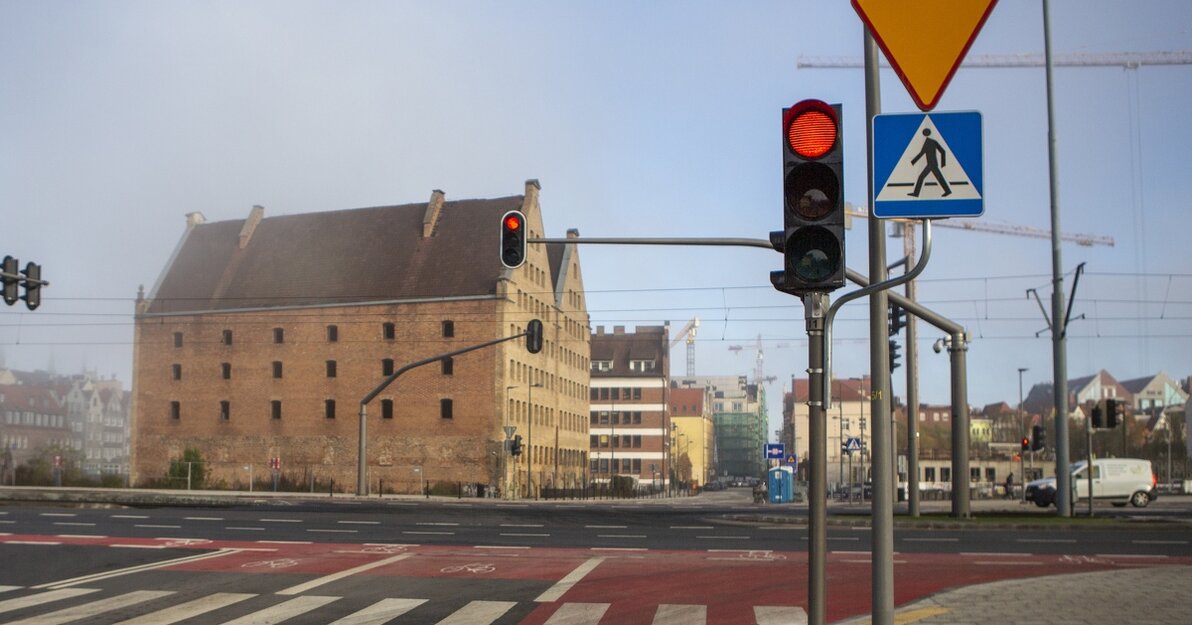 Chmielna skrzyżowanie Podwale Przedmiejskie fot. Jerzy Pinkas gdansk.pl