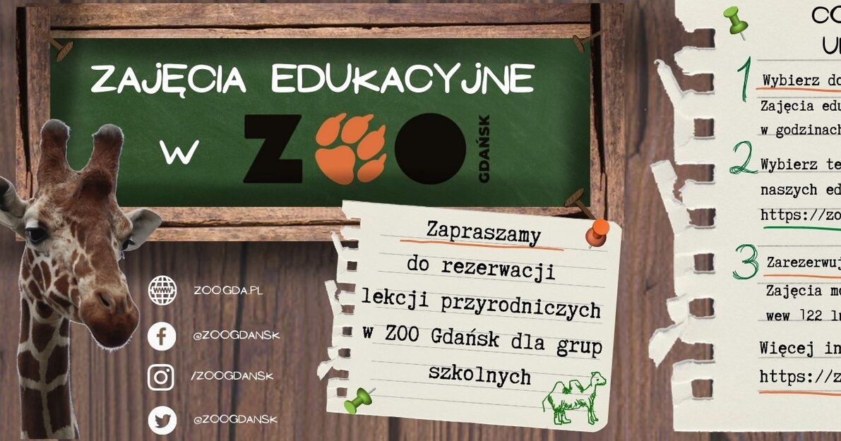 grafika z informacją o zajęciach edukacyjnych