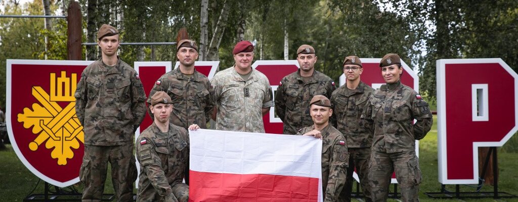 Podlascy terytorialsi na zawodach OT na Litwie