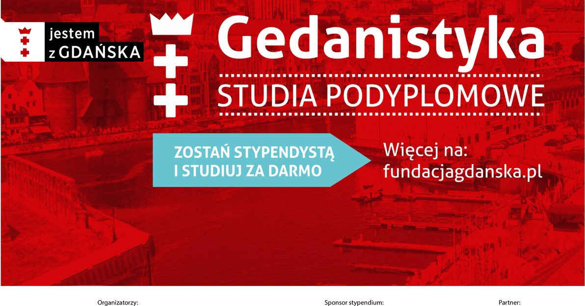 grafika przedstawiająca główne informacje o gedanistyce