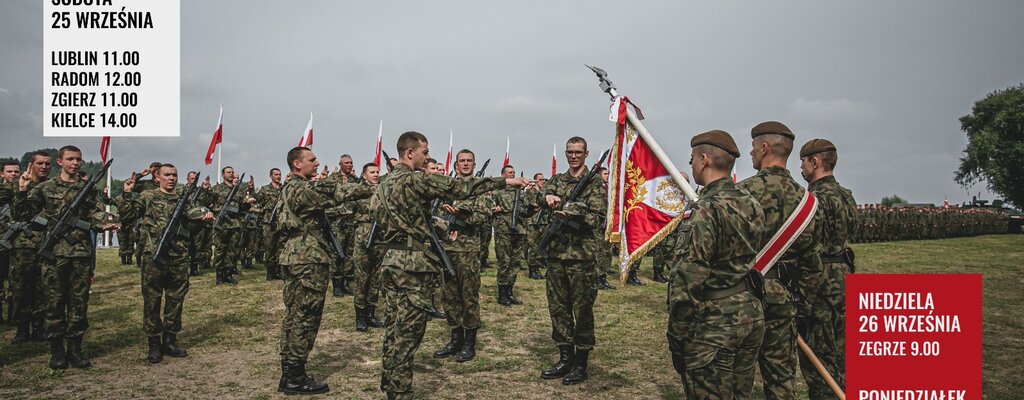 Zapowiedź: Ponad 350 Terytorialsów złoży przysięgę wojskową