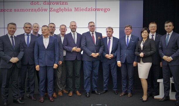 Ponad 3 mln zł od KGHM dla samorządów Zagłębia Miedziowego