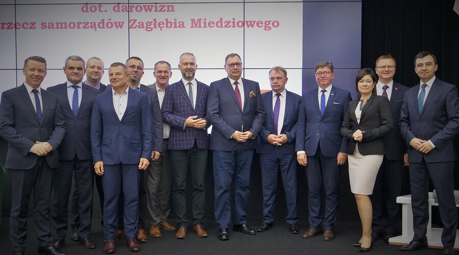 Ponad 3 mln zł od KGHM dla samorządów Zagłębia Miedziowego