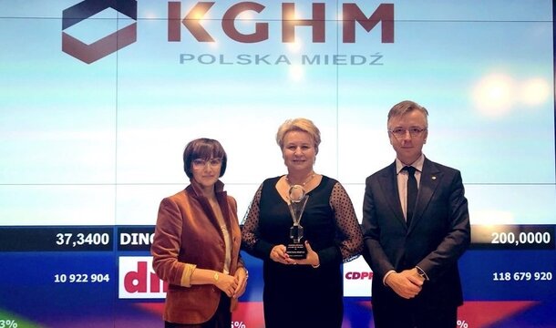 Doceniają nas – KGHM z nagrodami za raport roczny i z „Bursztynem Polskiej Gospodarki”