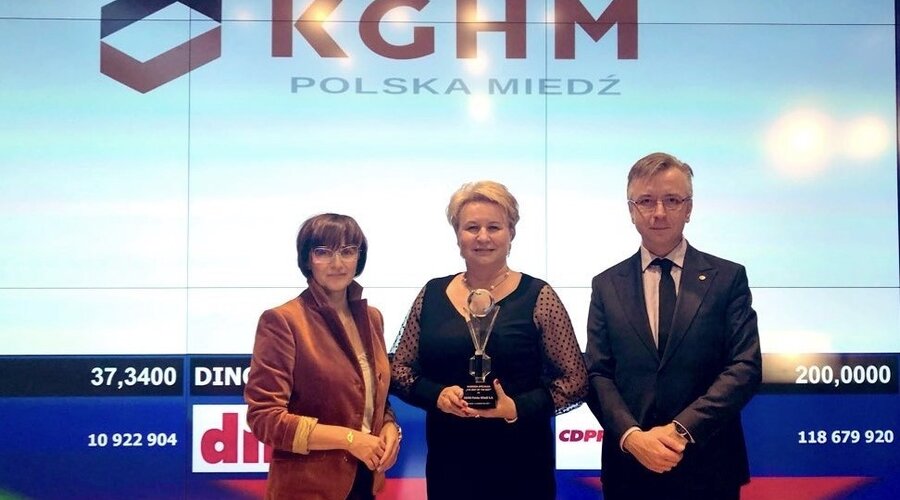 We are appreciated - KGHM with awards for its annual report and with the "Amber of the Polish Economy"